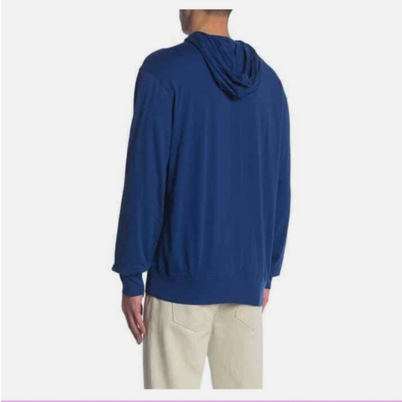 J. Crew Big & Tall Lightweight pullover hoodie - Picture 2 of 8